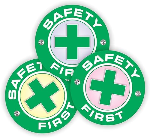 Miniatura 8 de Safety First Calcomanías  Paquete de 120 calcomanías grandes de vinilo laminado de 2 pulgadas para construcción, casco de soldadura, motocicleta,