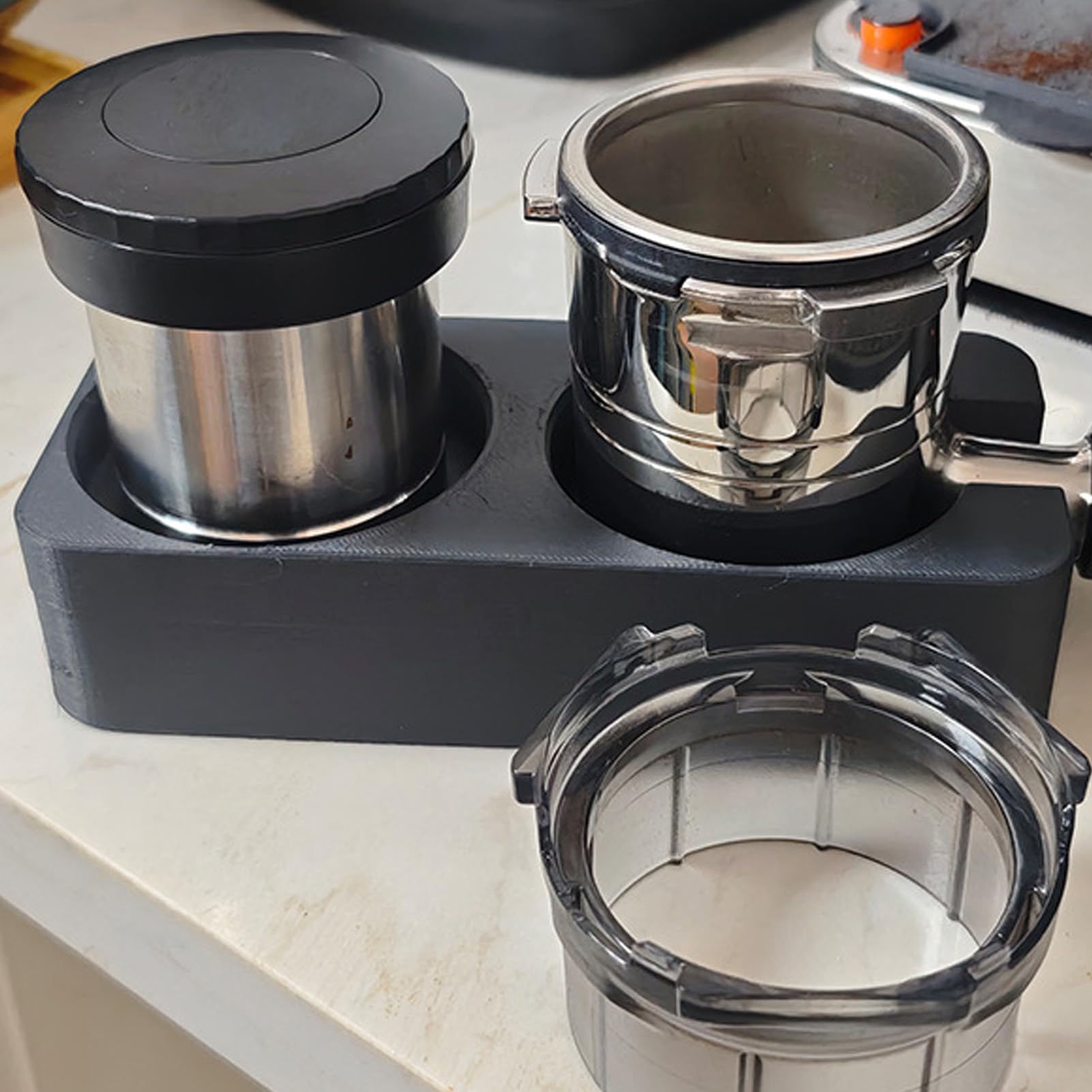 Base de doseur de café adaptée à la Station de bourrage Stable, porte-filtre à café ES601 655 701