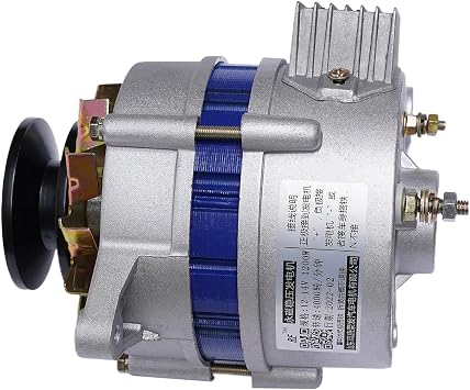 1200W Permanent Magnet Synchronous Generator, 12V PMA Low Rpm Permanent Magnet Alternator Synchronous Generator Built-In Voltage Stabilizer for Agriculture Vehicles Charging Lighting, 4500RPM