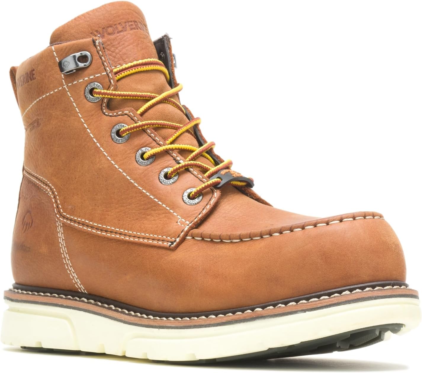 Wolverine I-90 DuraShocks Moc-Toe CarbonMax 6" Work Boot