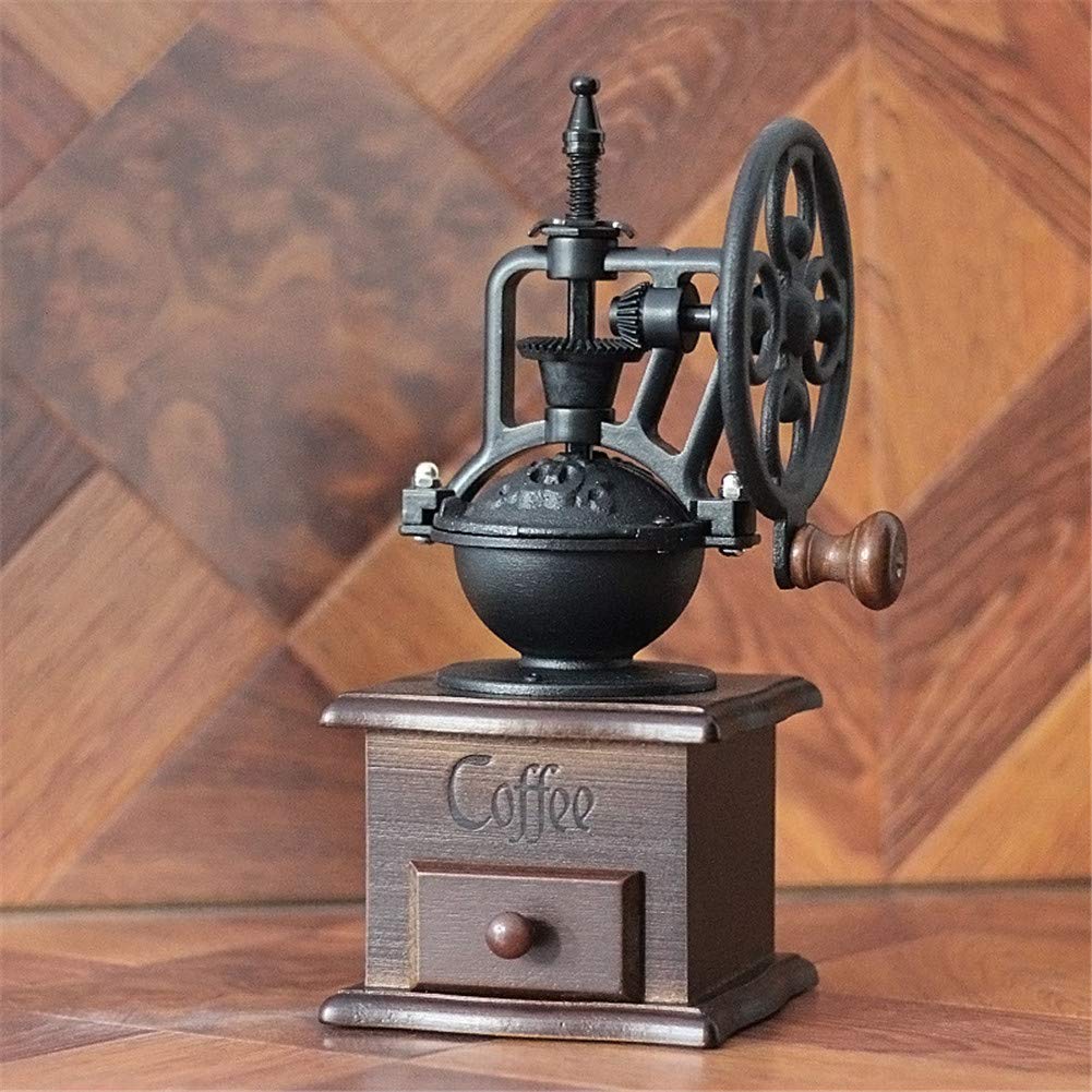 Moulin à café manuel en bois mouture réglable pour voyage