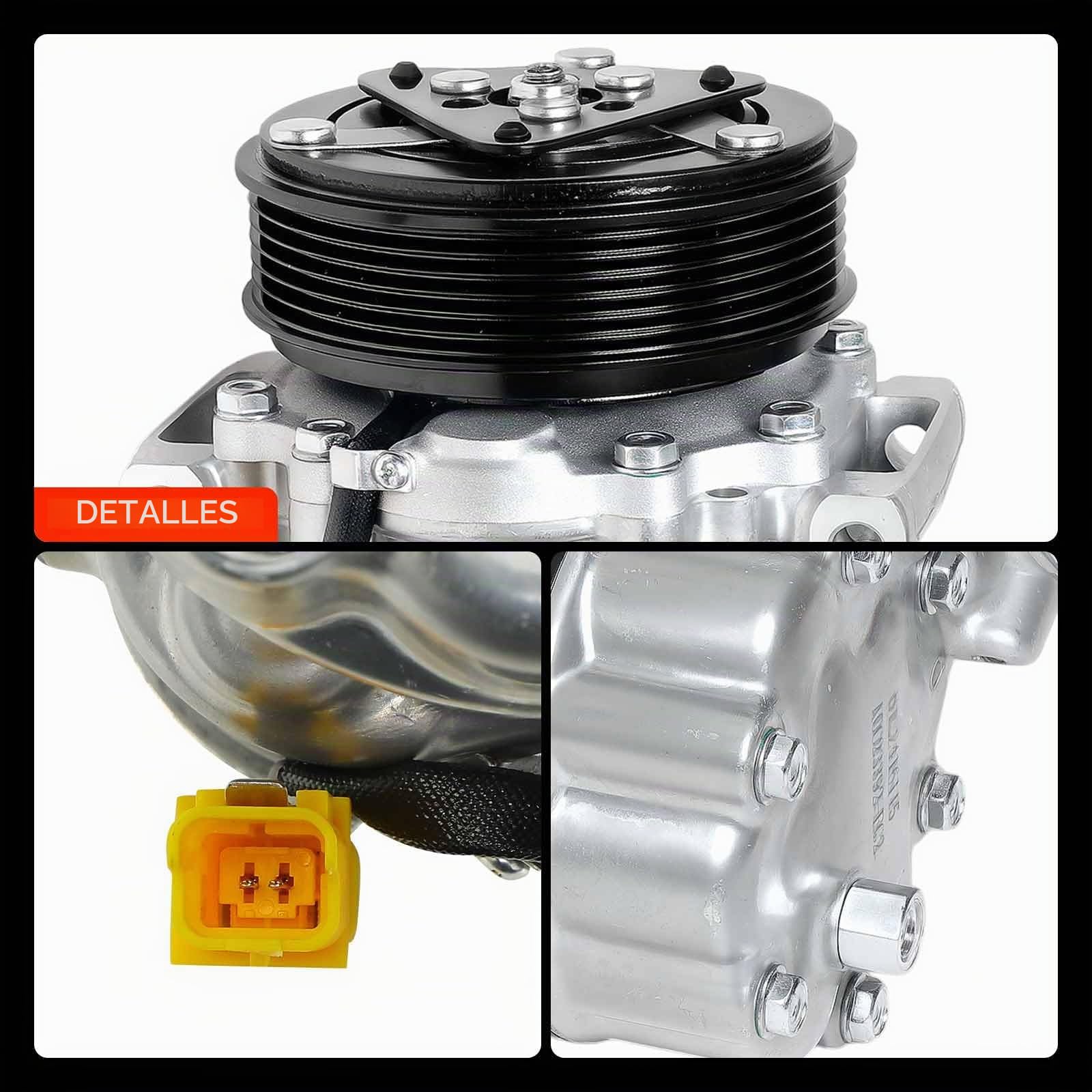 Frankberg Sistemas de aire acondicionado Compresor de aire acondicionado con embrague Compatible con M.i.n.i R55 R56 R57 R58 R59 R60 R61 Replace# 64529223392incl. aceite premezclado