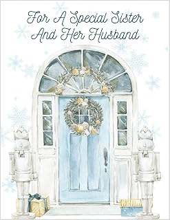 For A Special Sister and Brother-in-Law Merry Christmas Greeting Card - Wishing You The Best Of Health and Cheer - There's No Couple Who Deserves More Happiness Than You