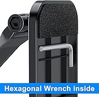 Vista 7 de Symcode Soporte universal para escáner de código de barras manos libres, lector de código de barras, soporte de cuna, ángulo base y cabeza ajustable