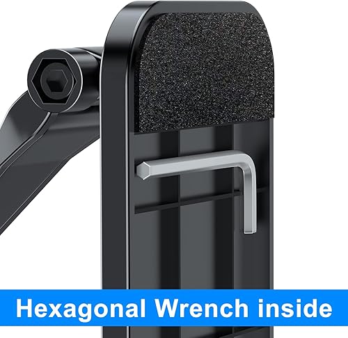 Miniatura 7 de Symcode Soporte universal para escáner de código de barras manos libres, lector de código de barras, soporte de cuna, ángulo base y cabeza ajustable