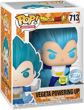 Funko Pop! Animation Dragonball Vegeta Powering Up Glow in Dark Exclusive #713