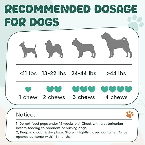 Miniatura 5 de Prevención de pulgas y garrapatas para perros, masticable, tratamiento oral natural de pulgas y garrapatas, para pulgas de perro, soporte para la