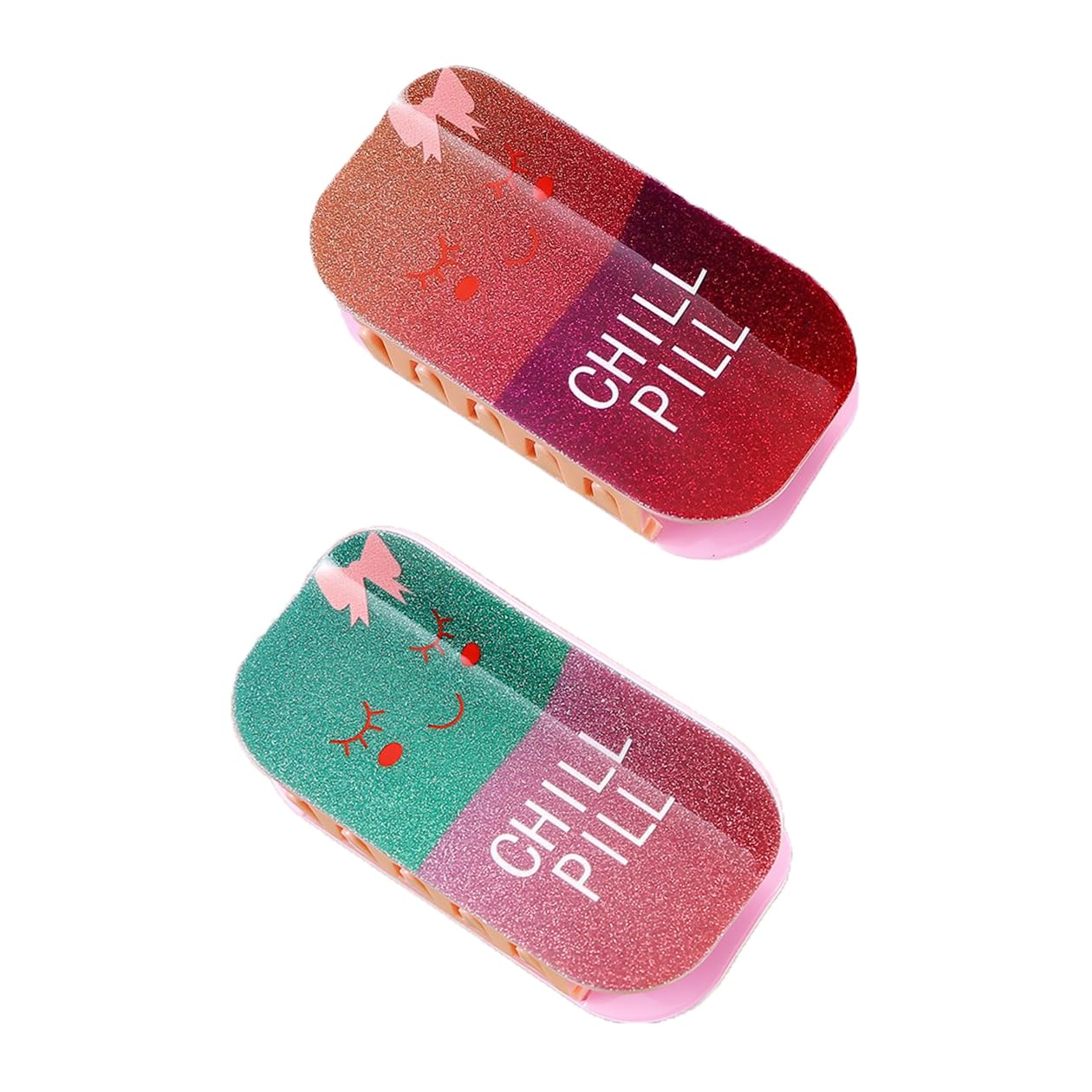 Large Acetate Hair Claw Clip Fun Summer Pharmacy Pill Style for Women 2 Pack Chill Pill Hair Clips Pharmacy Claw Clips Fun Summer  main image 4