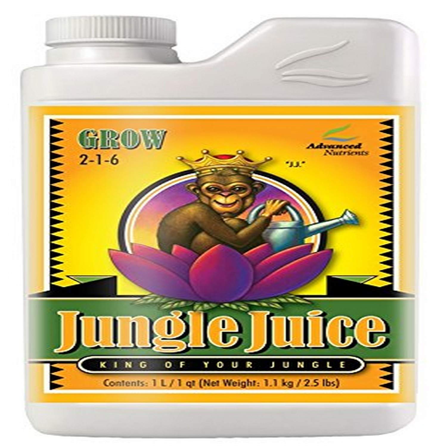 Advanced Nutrients1725-14 Jungle Juice Grow Fertilizer, 1 Liter