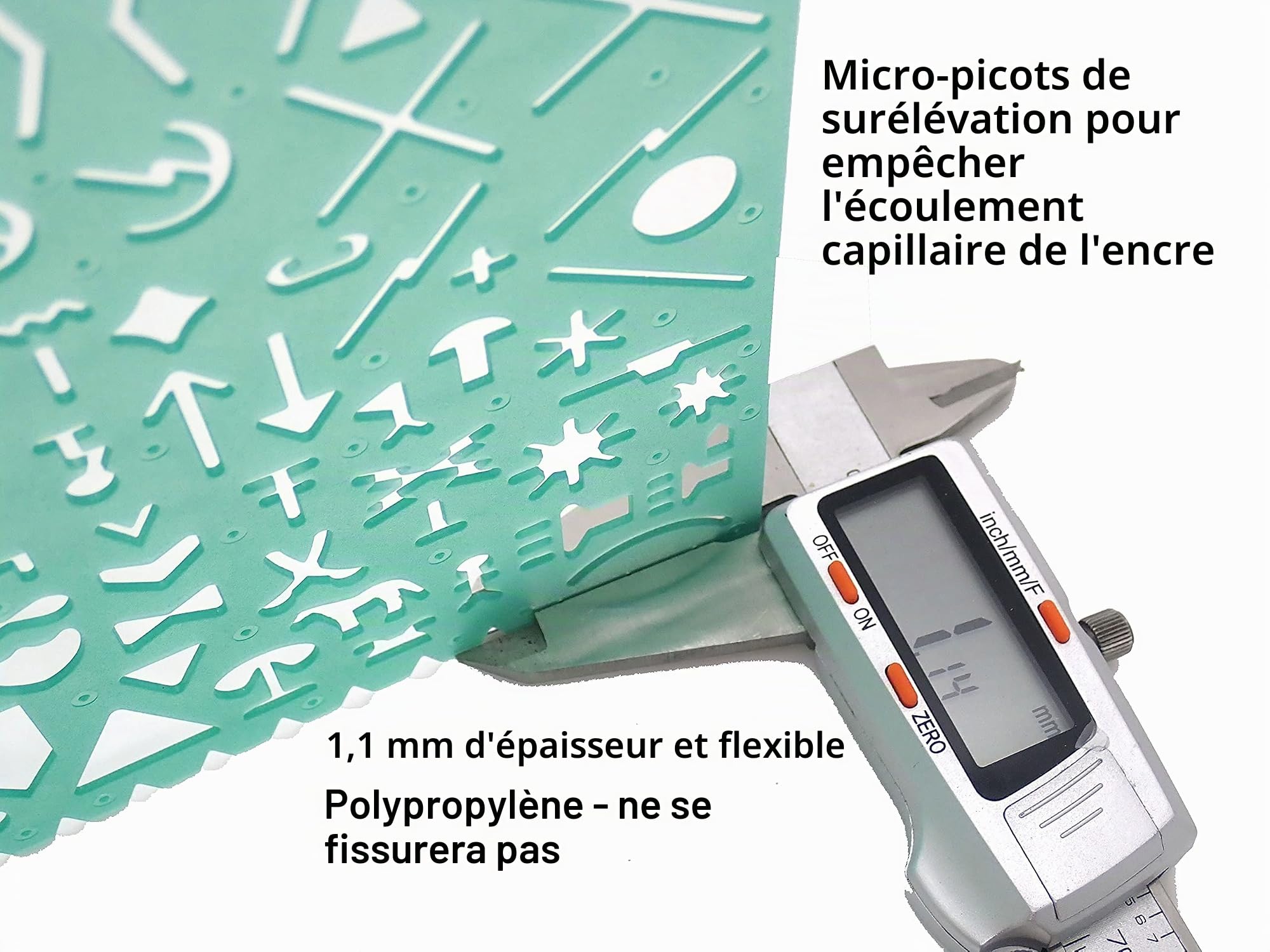 Pochoir Militaire Normographe — Symboles NATO Combat de Style Standardgraph, Signes Tactiques MIL-STD 2525 pour Cartographie Armée, Calques et Sable, PETG Réutilisable, Fabriqué en Australie
