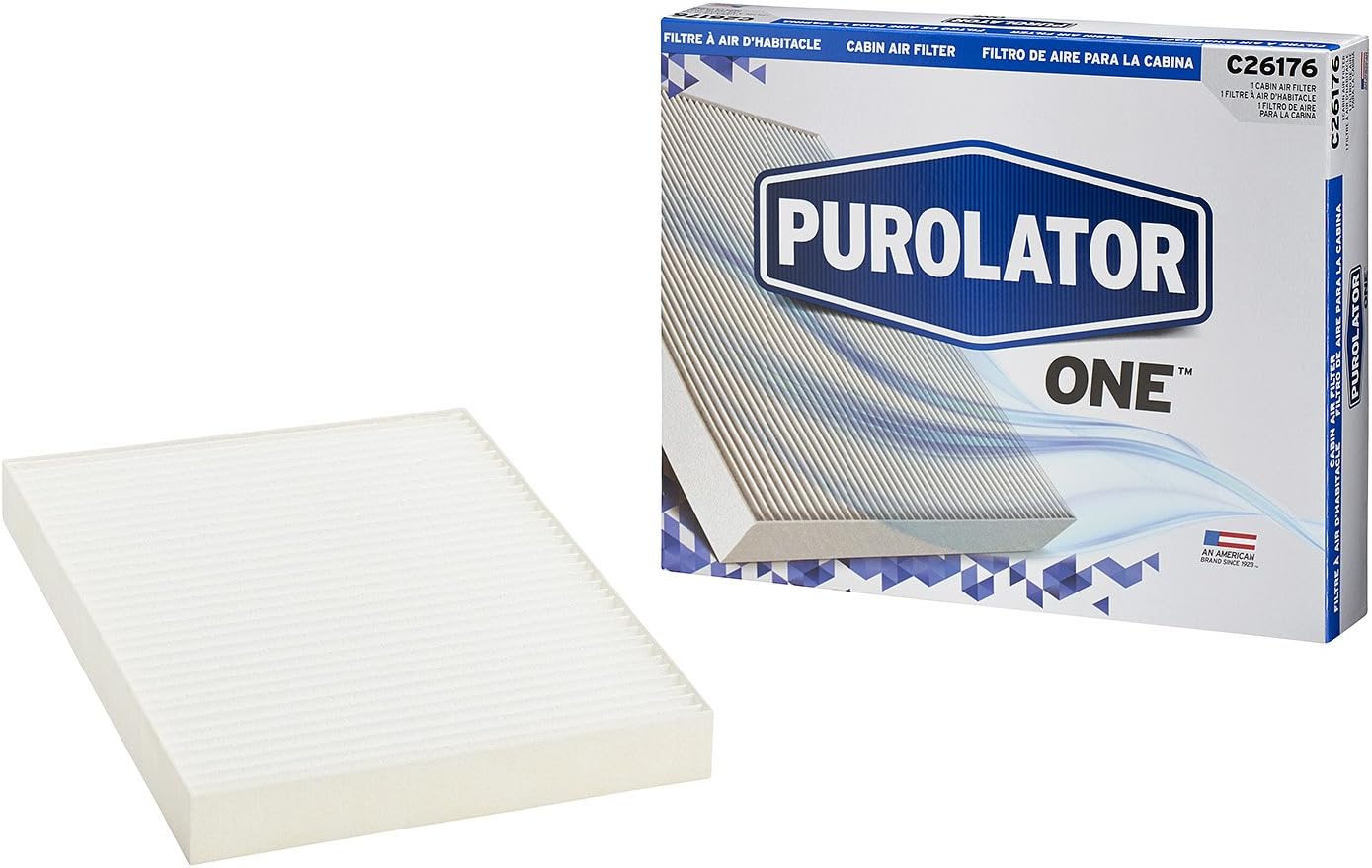 Purolator PBC26176 PurolatorBOSS Automotive Cabin Air Filter with Activated Carbon, Car & Truck Passenger Compartment OEM Filter Replacement for Dodge Charger & Challanger, and more