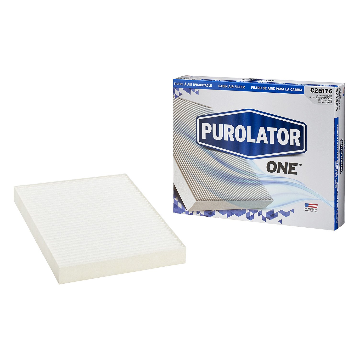 Purolator C26176 PurolatorONE Advanced Cabin Air Filter Compatible With Select Dodge and Chrysler | Replaces 807. Restores cabin airflow and clears