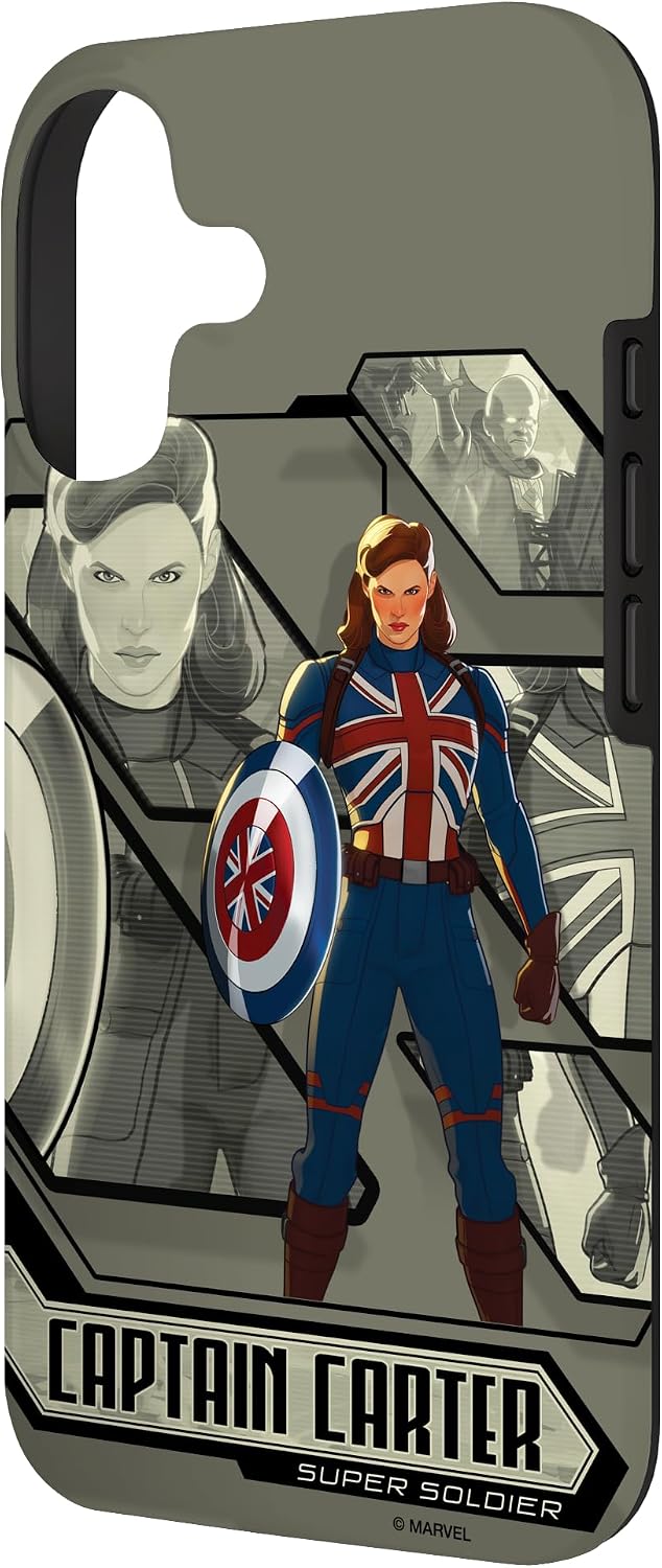 Marvel What IF…? Captain Carter Super Soldier Green Case for iPhone 17
