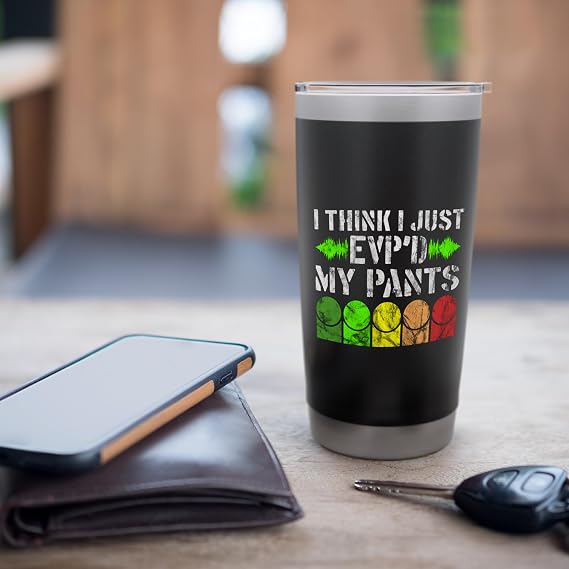 Ghost Hunter | Paranormal Research EVP Halloween Spirit Hunt Stainless Steel Insulated Tumbler