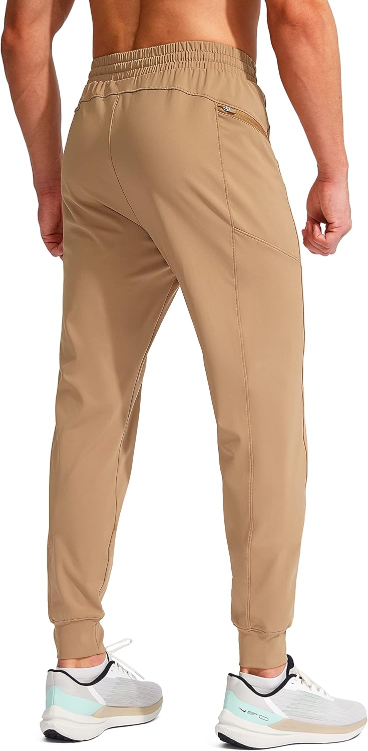 G Gradual Men's Joggers Pants with Zipper Pockets Stretch Athletic Sweatpants for Men Workout Jogging Running - Image 3