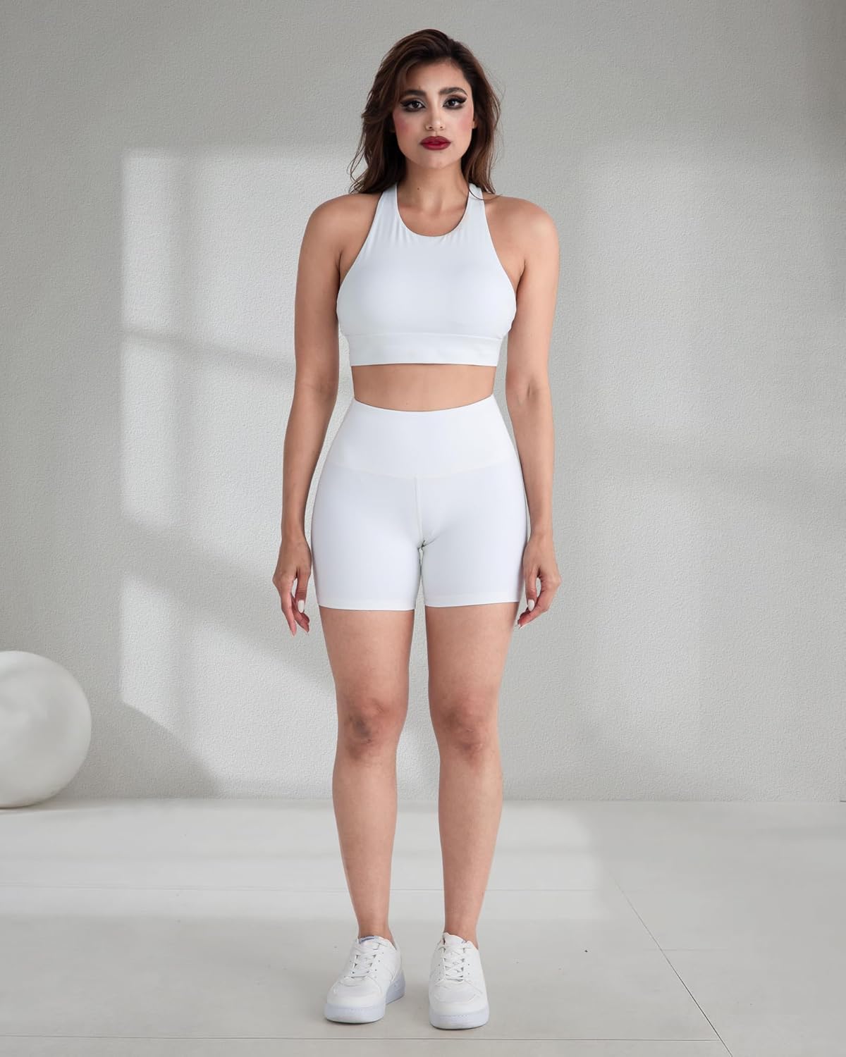 CHRLEISURE High Waisted Spandex Biker Shorts, Workout Booty Soft Yoga Shorts for Women - Image 2