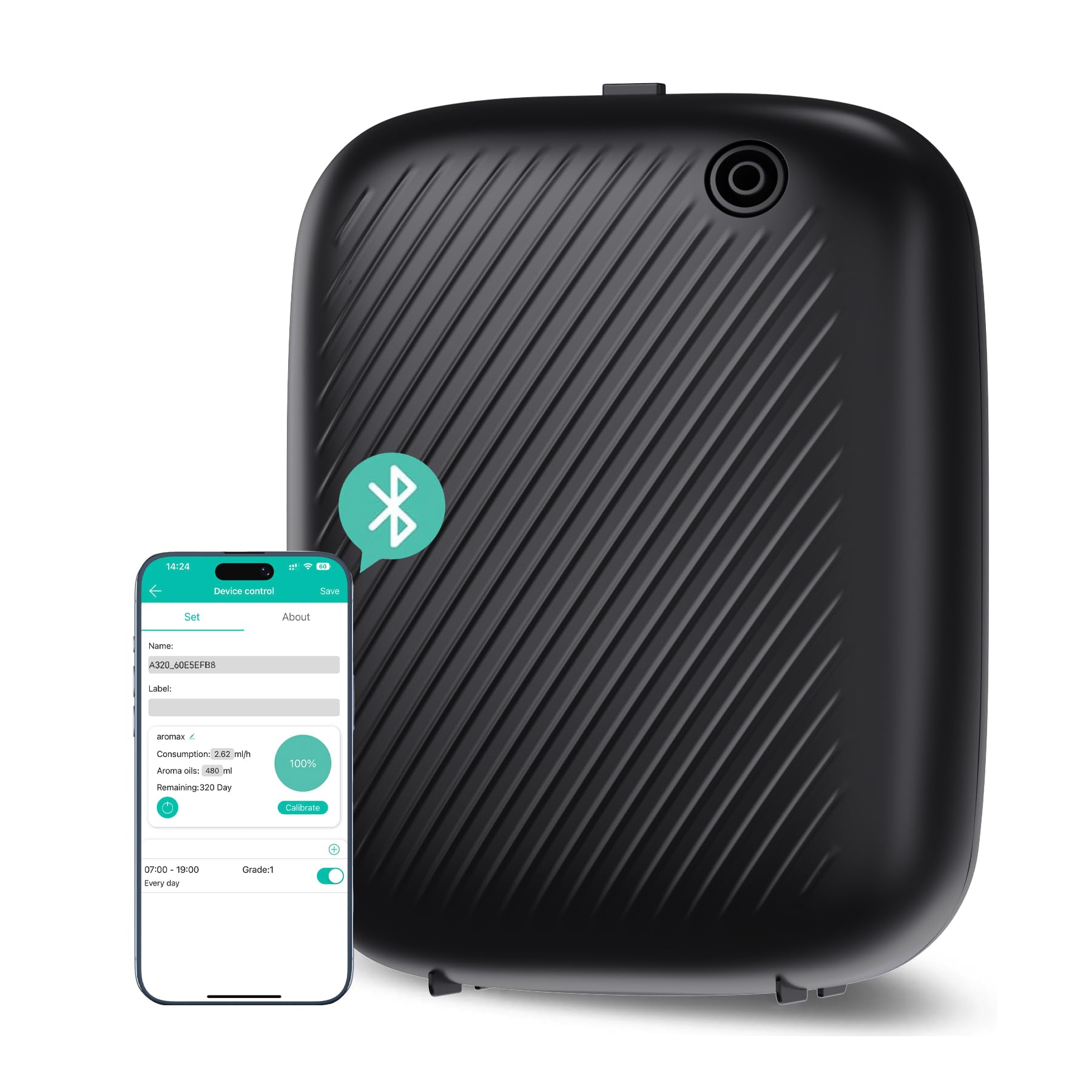 Smart Scent Air Machine Pro para el hogar, difusor de aceite esencial sin agua, difusor de aroma con tecnología de aire frío de 400 ml para habitaciones grandes y uso comercial, cubre hasta 2000 pies