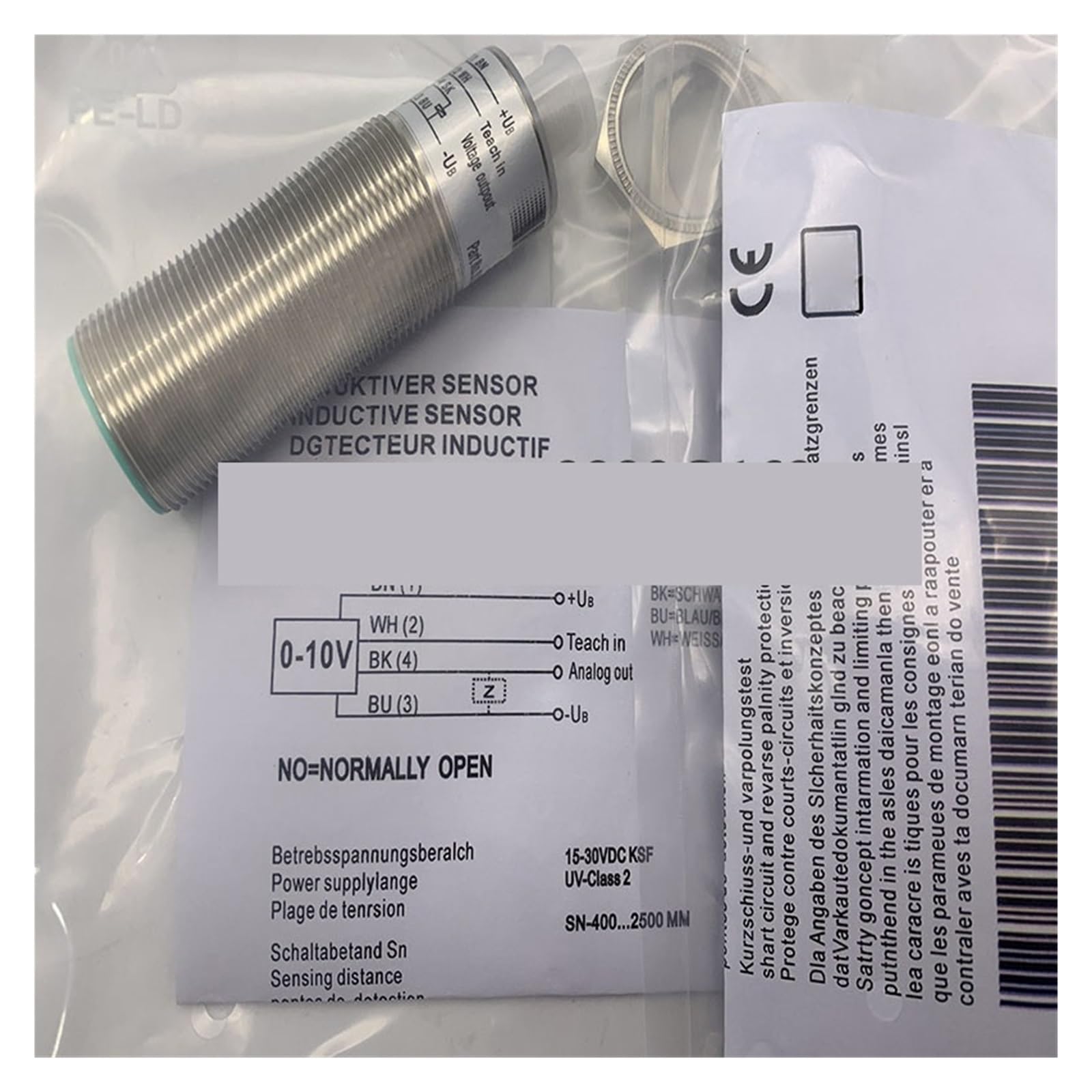 Capteur UNAM18U6903/S14 de mesure de distance haute fréquence de commutation