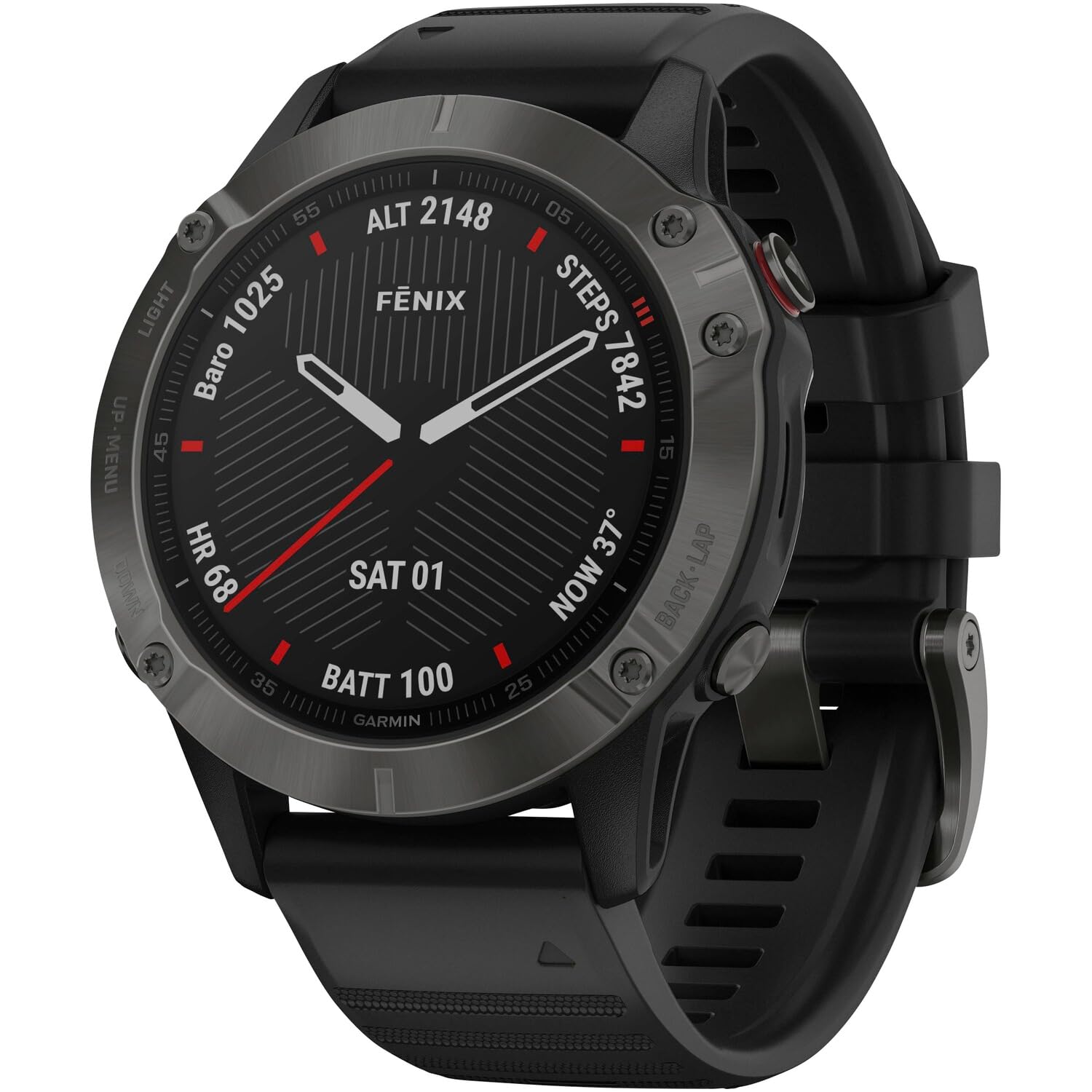 Garmin fēnix 6 Pro Sapphire 3,3 cm (1.3") Gris GPS