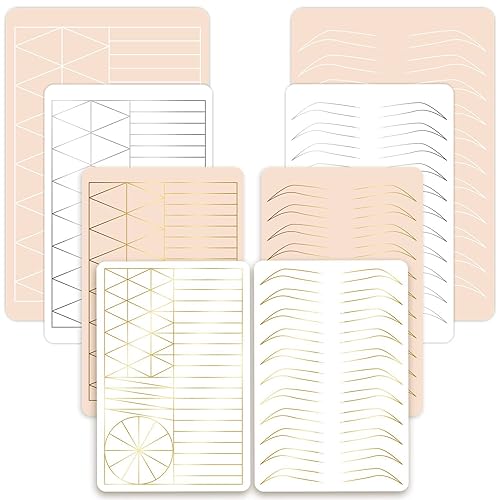 Miniatura 6 de 3 piezas gruesas de dos lados Microblading Practice Silicon Skin Perfecto para maquillaje permanente y microblading Nano cejas ombre ceja práctica