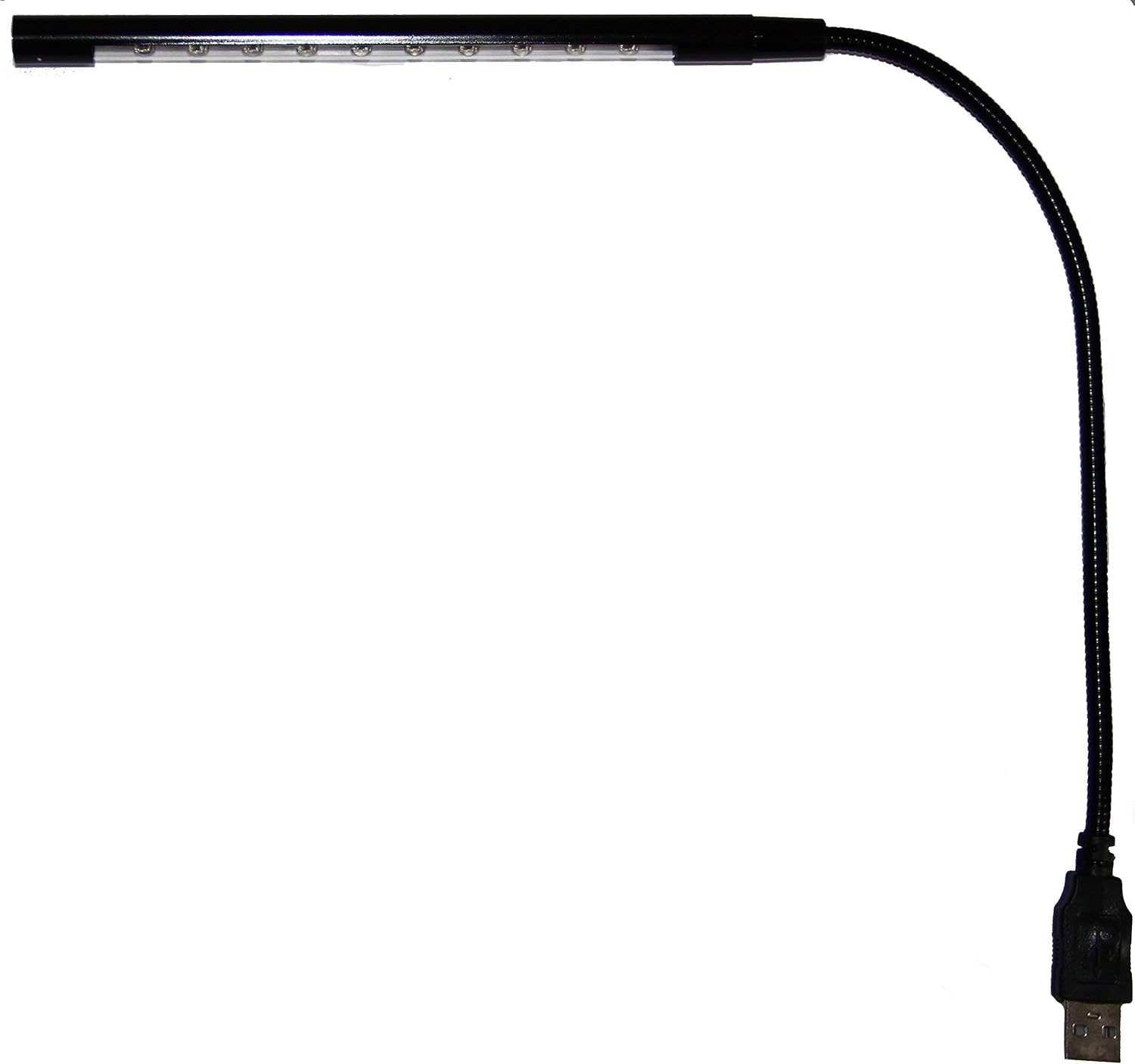 i2 Gear USB Reading Lamp with Flexible Gooseneck for Laptops and Desktops