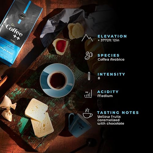 Miniatura 3 de Coffee++ Super Specialty Café en grano entero de RICARDO TAVARES  Tostado medio  Taza de excelencia grado 84+  100% café arábica  8.8 oz