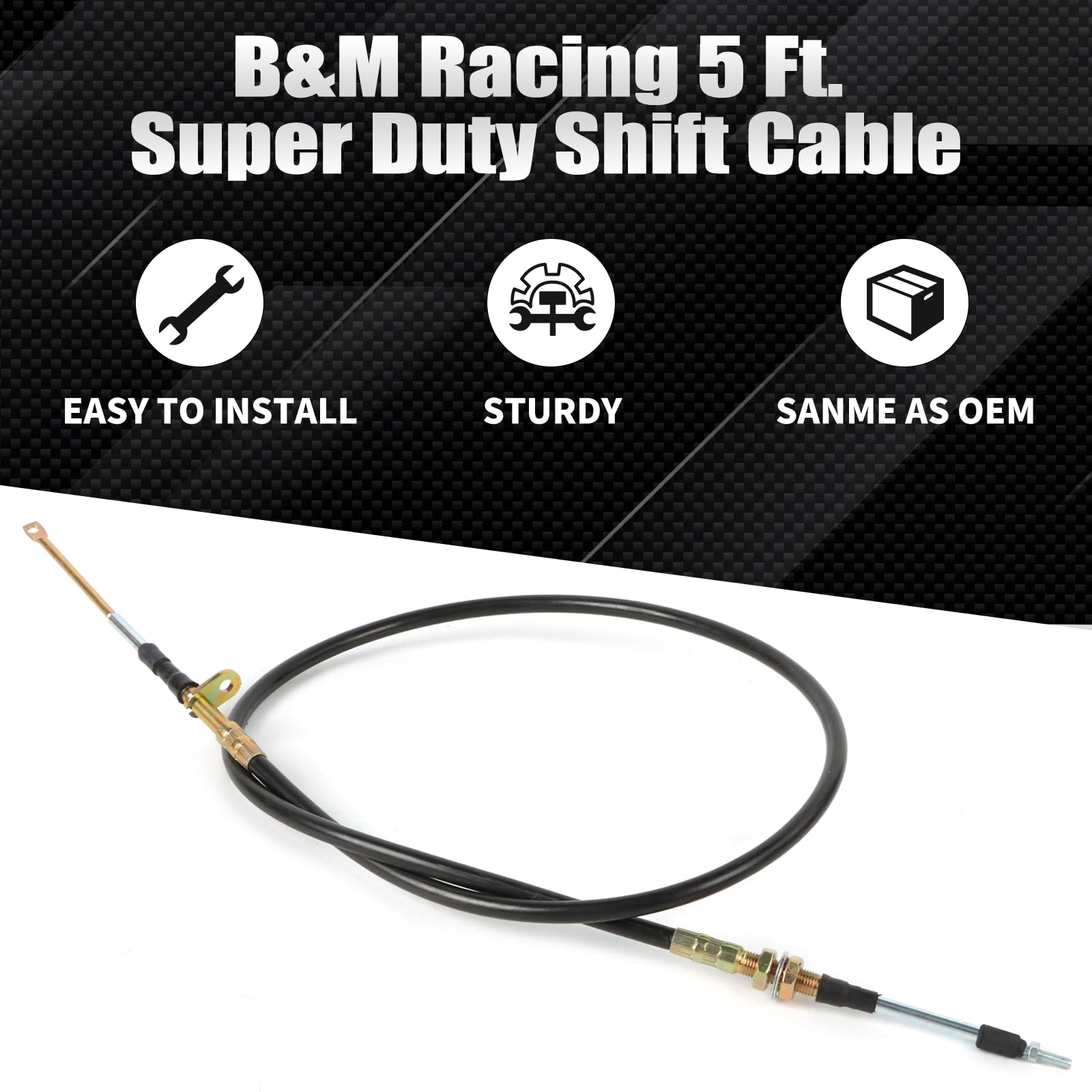 Automatic Transmission Shifter Cable Eyelet End 80605 - Replacement For B&M Shifters - View #6