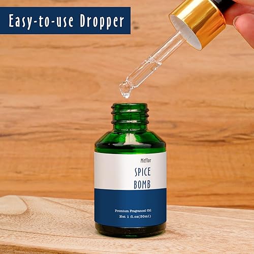 Miniatura 3 de MitFlor - Aceite aromático de bomba de especias, aceite perfumado individual de gran tamaño de grado prémium para fabricación de jabón y velas,