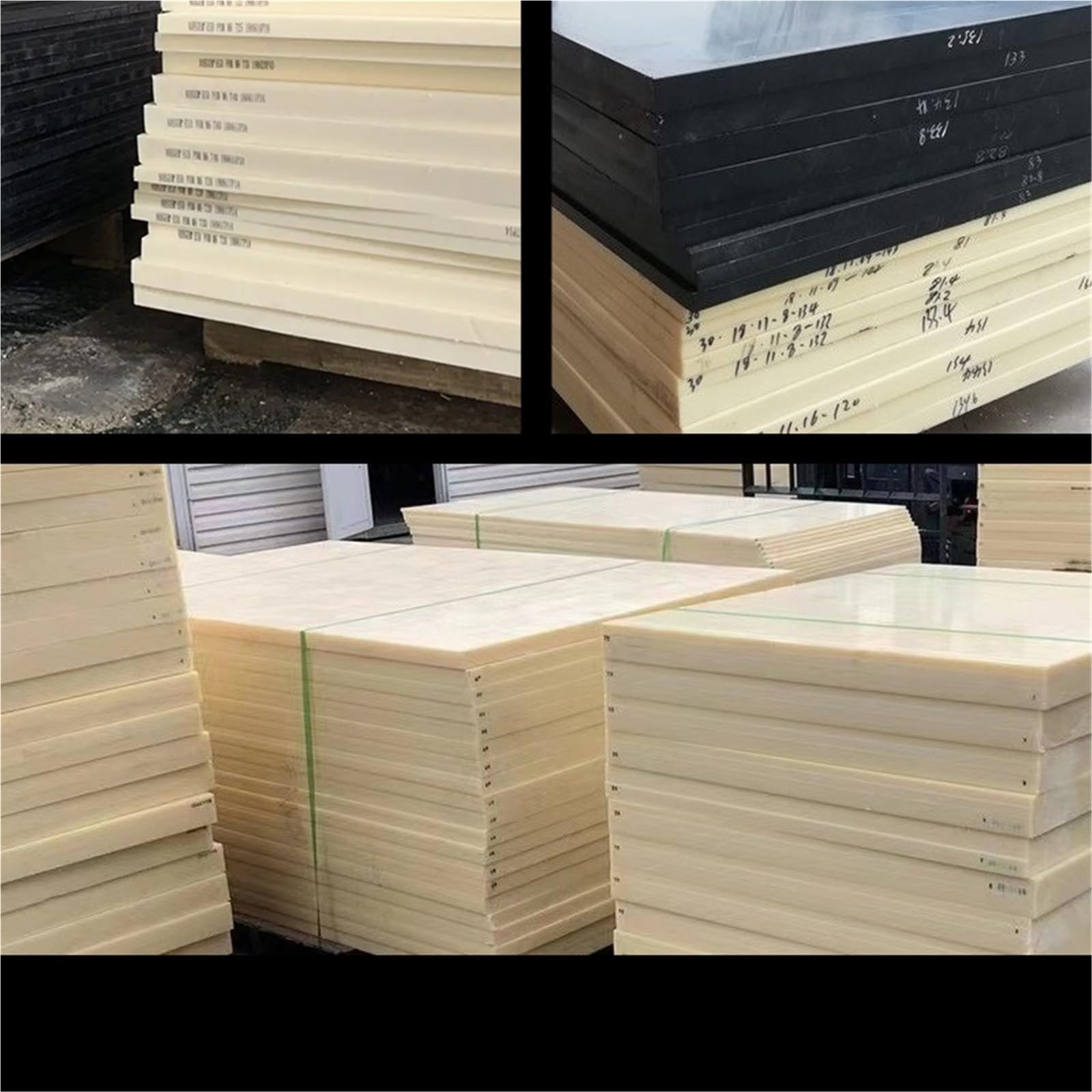 ABS-Kunststoffplatten 1–3 Stück ABS-Kunststoffplatten, 1–20 mm Dicke, CNC-Technikblech, Beige, 100 x 200, 250, 300 Bastelarbeiten