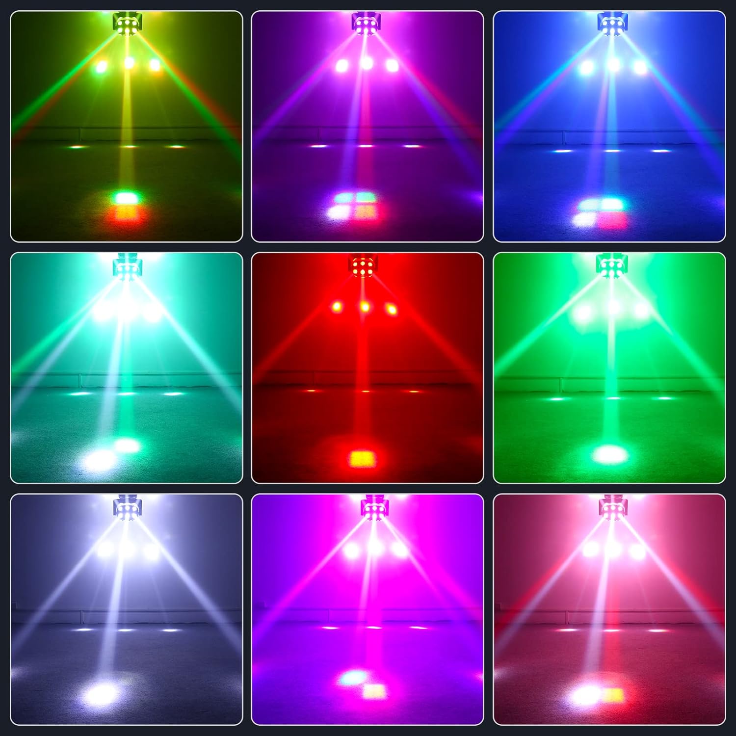 Beam angle and illumination data for the light