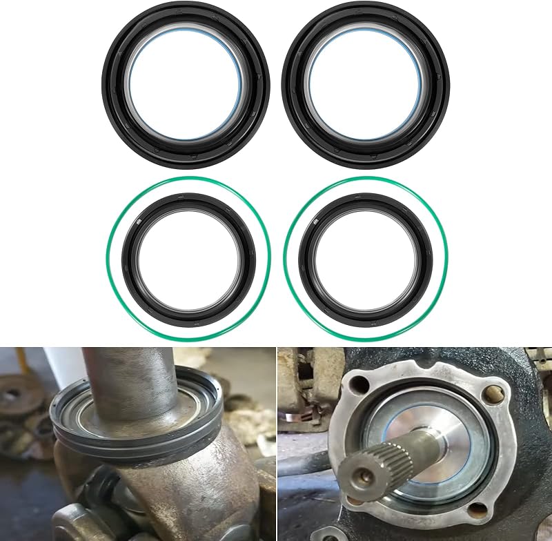 Kit de Retentores do Eixo Dianteiro E-cowlboy para Ford F250 F350 F450 F550 Super Duty Dana 50/60 – 6 peças