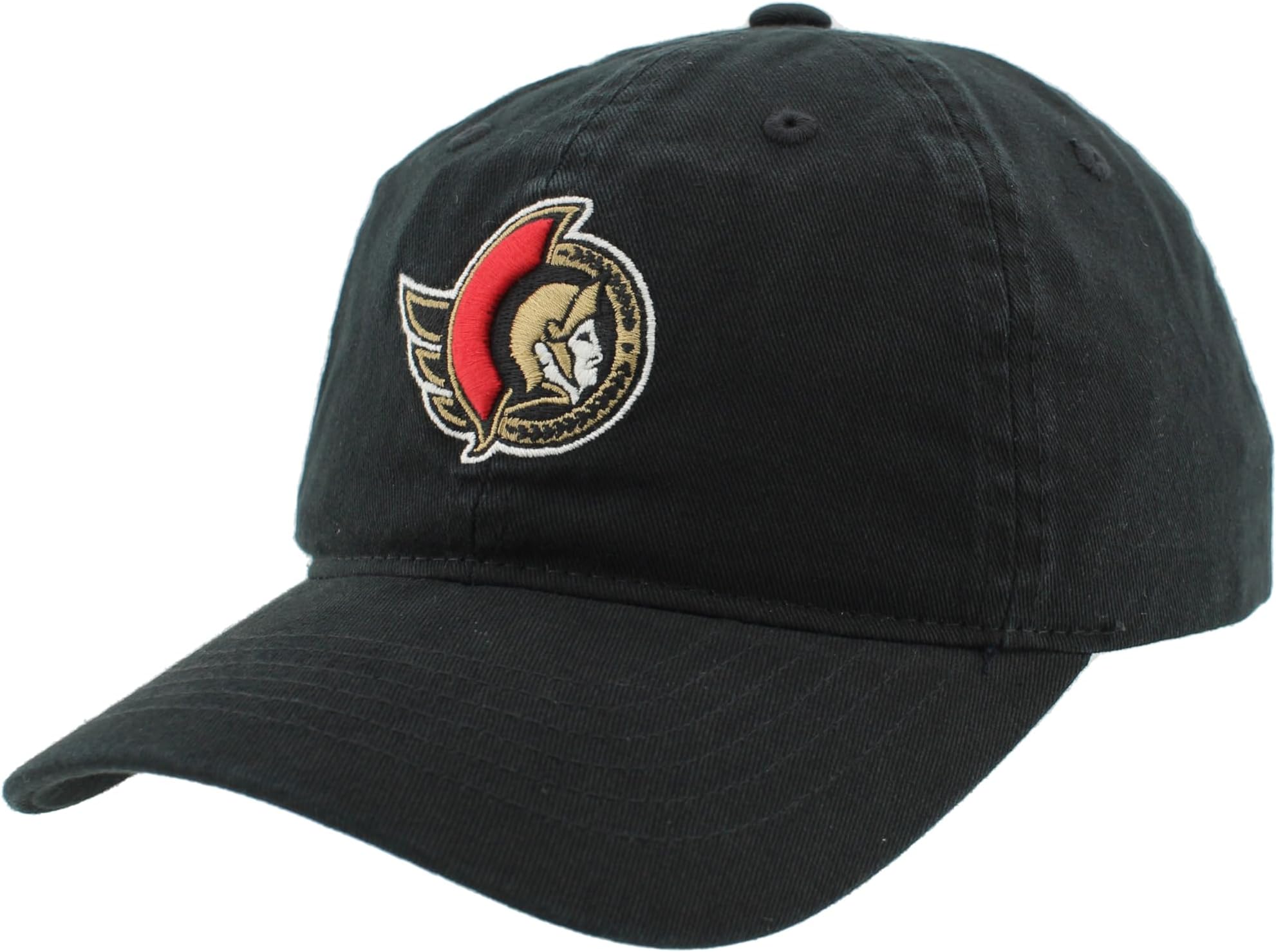 NHL Officially Licensed Adjustable Hat Scholarship Icon Black