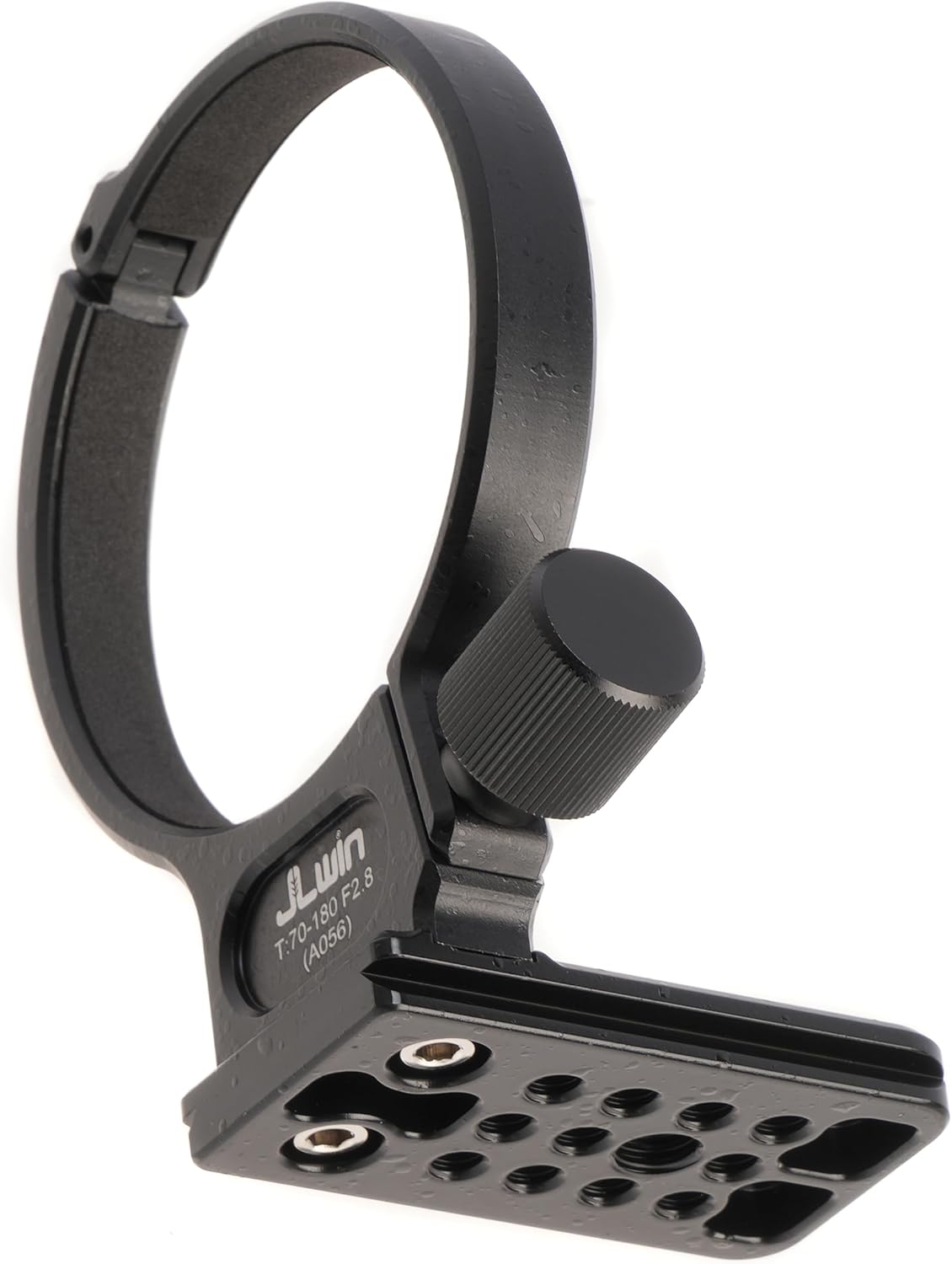 FocusFoto Metal Tripod Collar Mount Ring 80mm for Tamron 70-180mm F/2.8 Di III VXD (A056) Lens, Bottom with 1/4" & 3/8" Thread Screw Mount Dovetail Quick-Release Plate for Acra-Swiss Type Tripod