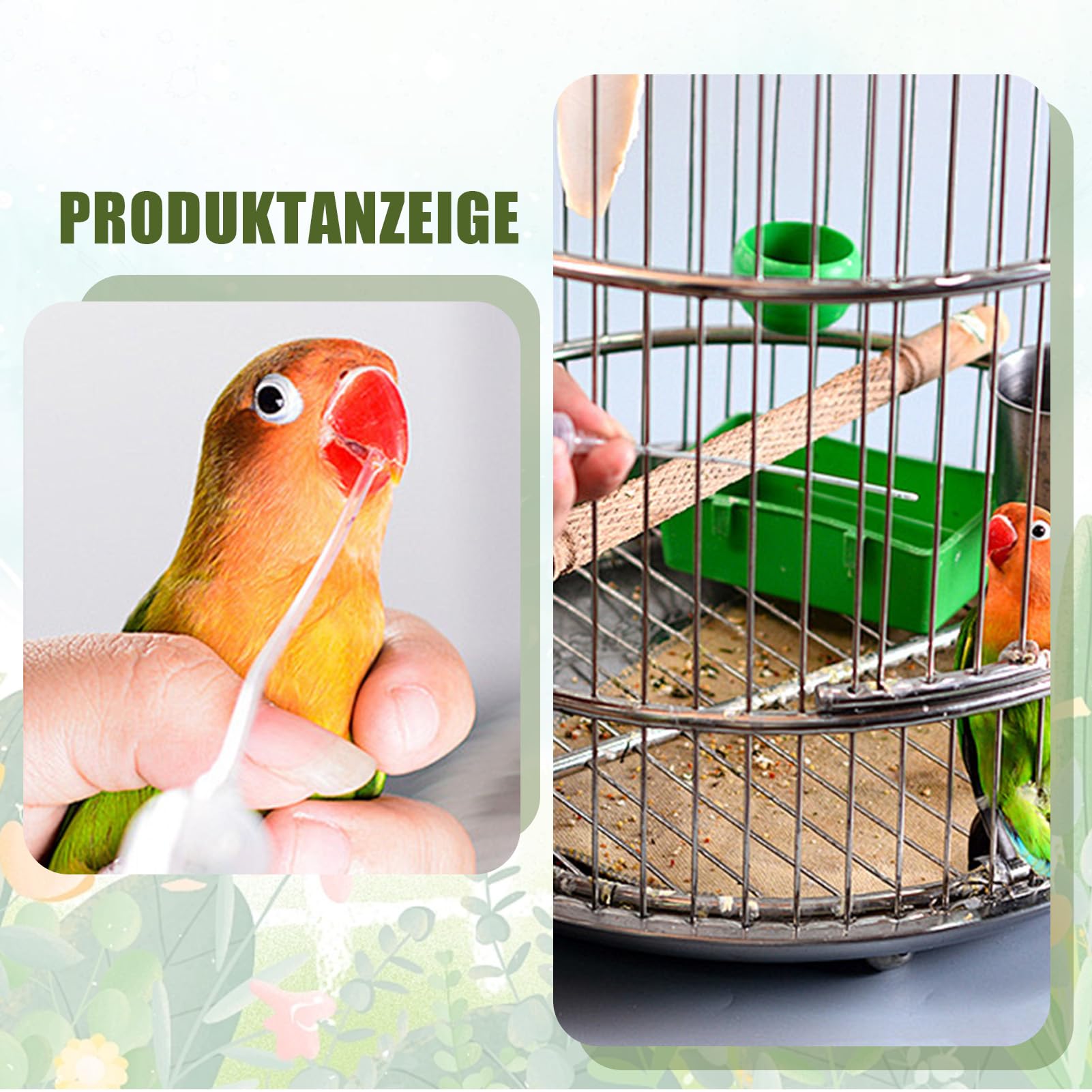 10 jeringas con manguera, jeringas de alimentación para pájaros jóvenes, 10 ml, accesorios para palomas, alimentador, herramienta de alimentación manual para alimentación de agua, aves lecheras, loros