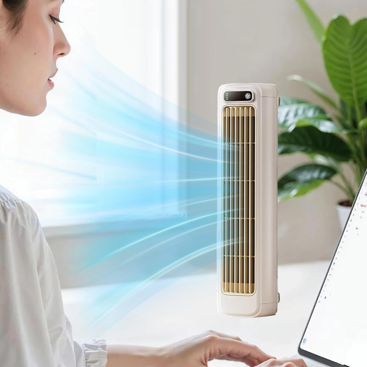 Portable Air Conditioner, 3-Speed Rechargeable Circulating Small Portable Conditioners, Standing Air Conditioner, AC for Indoors