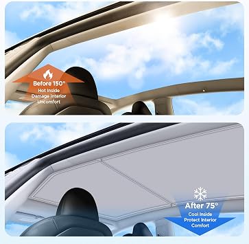 2026 Upgrade Sunshade Roof For Tesla Model Y Accessories 2024-2020