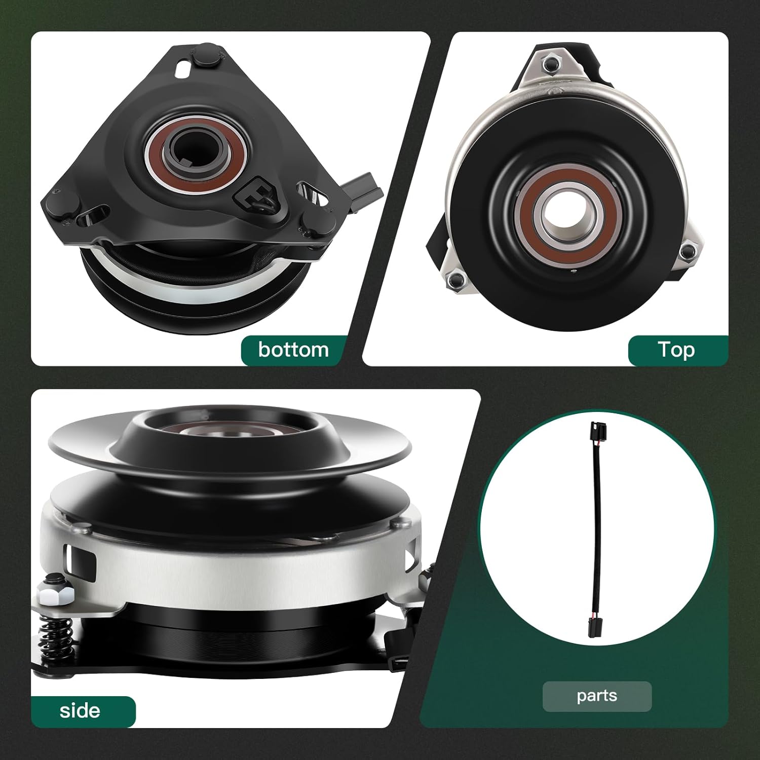 PTO Clutch for John Deere ST30 STX38, LX172 LX173 LX176, LX178 LX186 LX188 108 111 116 130 160 165 175 AM115090 AM118969 AM122969 AM119971 AM123038, Clutch 112-L PTO Clutch