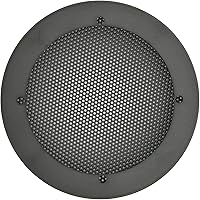 Vista 3 de Cubiertas para parrilla de altavoz de 3 pulgadas, protector de subwoofer para altavoz de automóvil, marco de plástico ABS con malla metálica