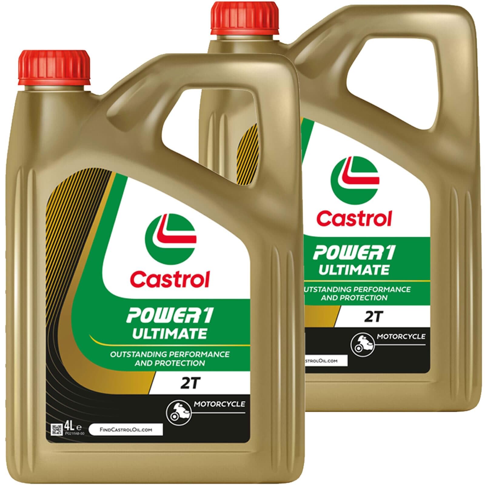 2x 58884 Motoröl (4 L) | 15FFB2 (api Tc, Jaso Fd, Iso Egd), POWER1 Ultimate 2T