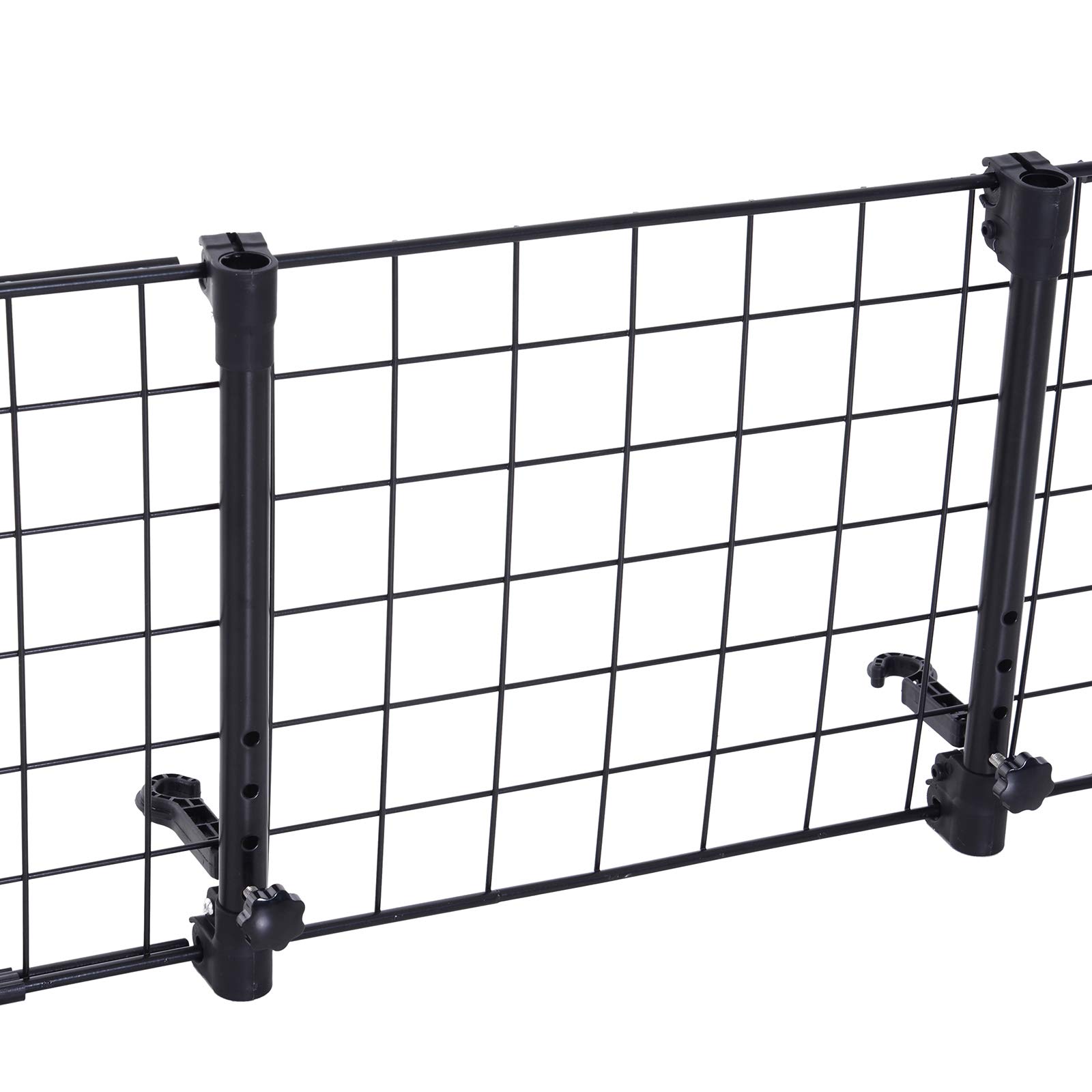 PawHut Barrière de séparation de protection pour chien, réglable, 91-145 x 30 cm