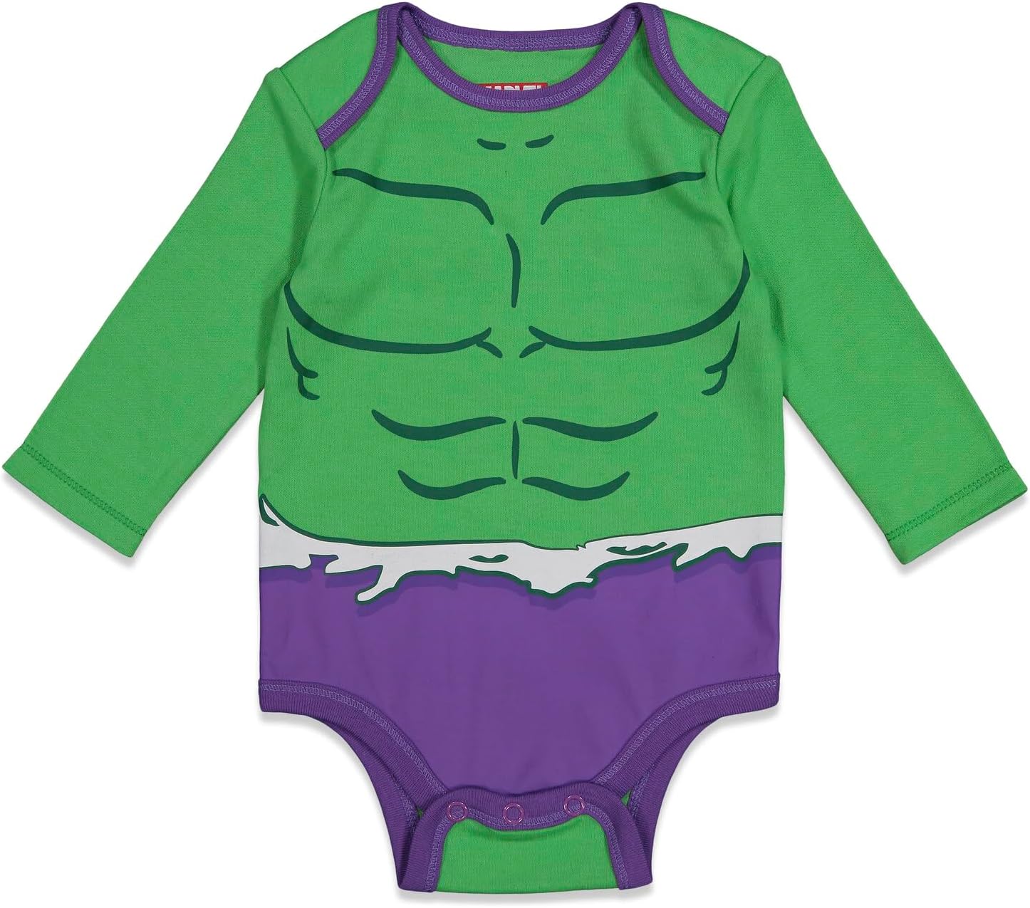 Marvel Avengers Captain America The Hulk iron Man Spider Man Baby 5 Pack Bodysuits Newborn to Infant