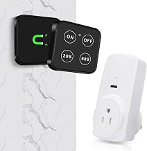 Garbage Disposal Wireless Switch Kit with 30s 60s Portable Timer Remote