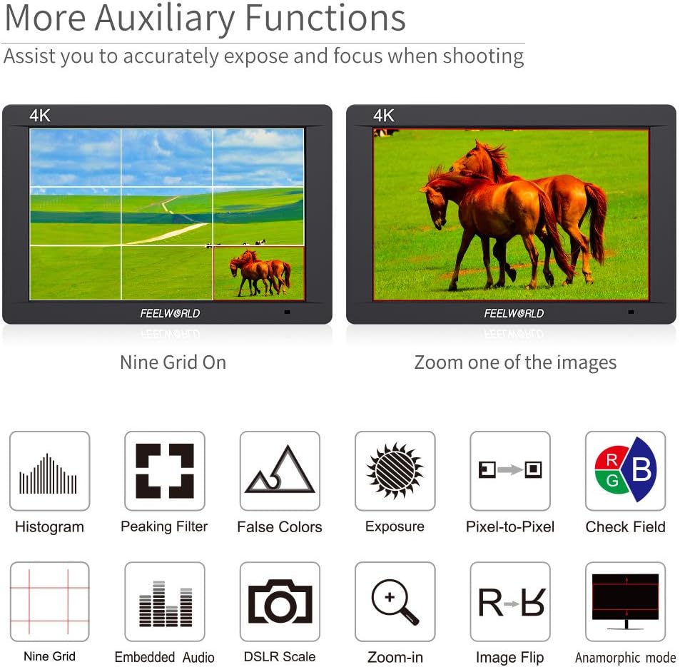 FEELWORLD FW703 Auxiliary Functions
