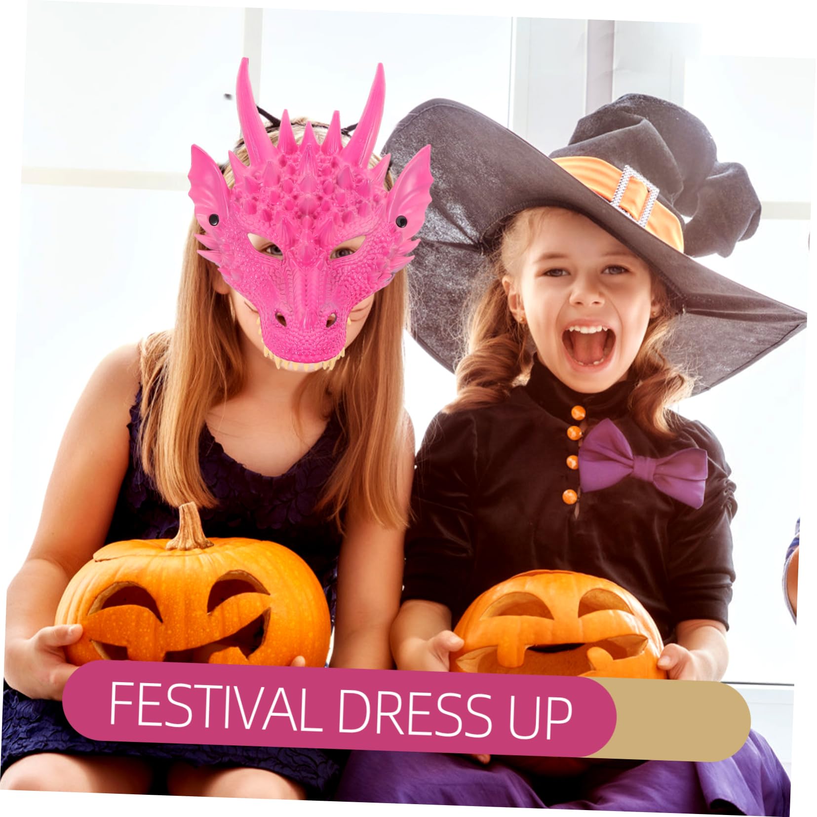 Garneck 3 Pezzi Costume per e Maschera Leggeri e Traspiranti per Halloween Feste Gruppo e Cosplay Facile Indossare e