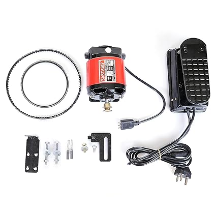EASTASIF 3 Pin Sewing Machine Motor And Controller/Sewing Machine Motor/Silai Machine Motor/Sewing Machine Motor Set/Sewing Machine Accessories/Power : (1/12 HP)