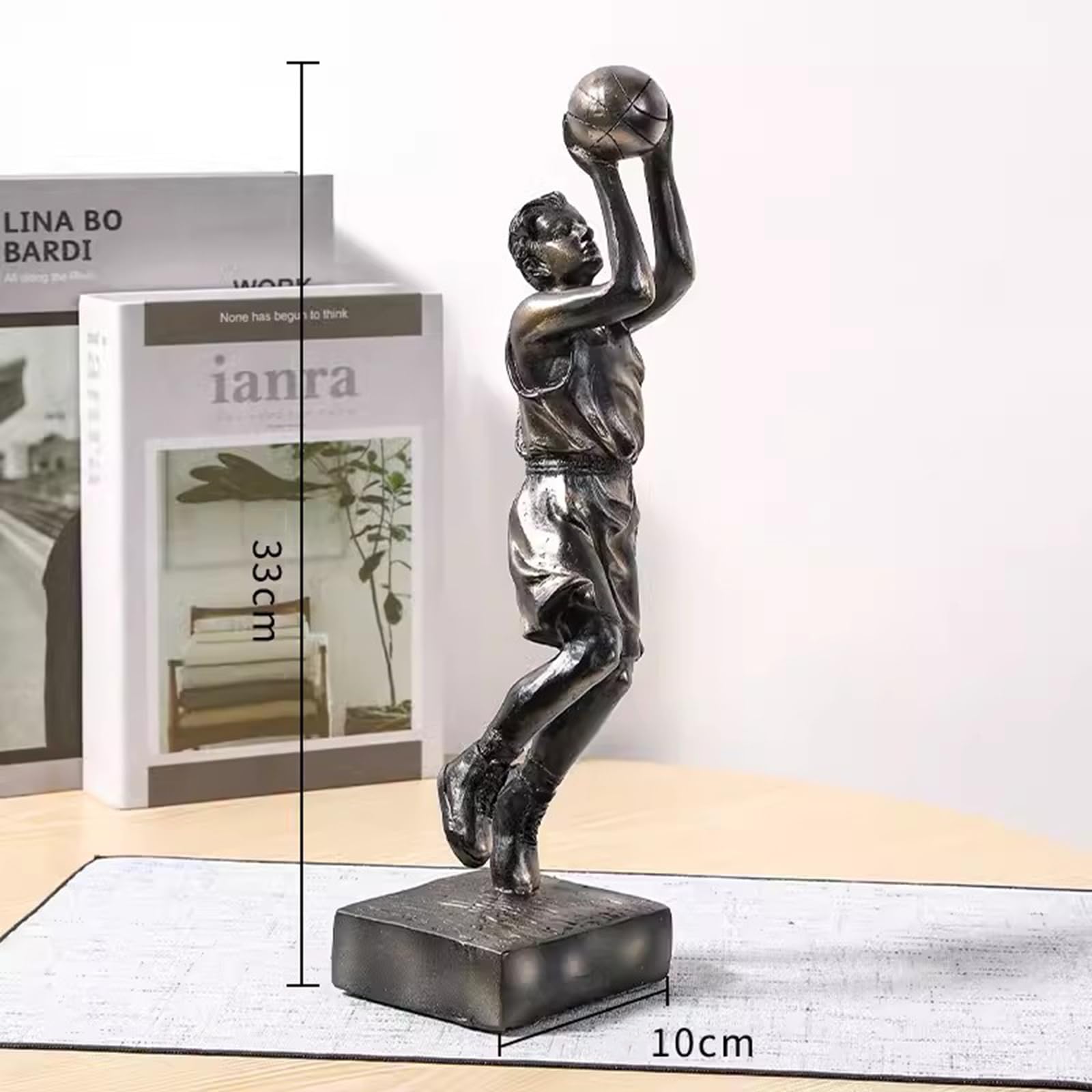 Amazon.co.jp: バスケットボールスポーツ像、フィギュア彫刻モデル