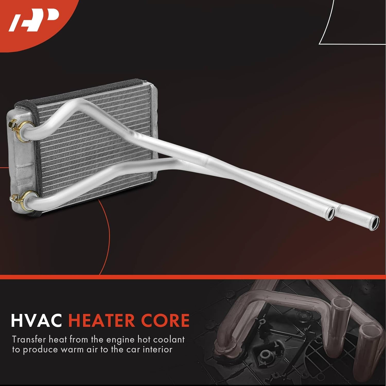 A-Premium HVAC Heater Core Compatible with Chevrolet Cruze/Volt 2016-2019, Traverse 2018-2023, Blazer 2019-2023 & GMC Acadia 2017-2023 & Buick Enclave 2018-2023, Cascada 2016-2019 & Cadillac XT5, XT6