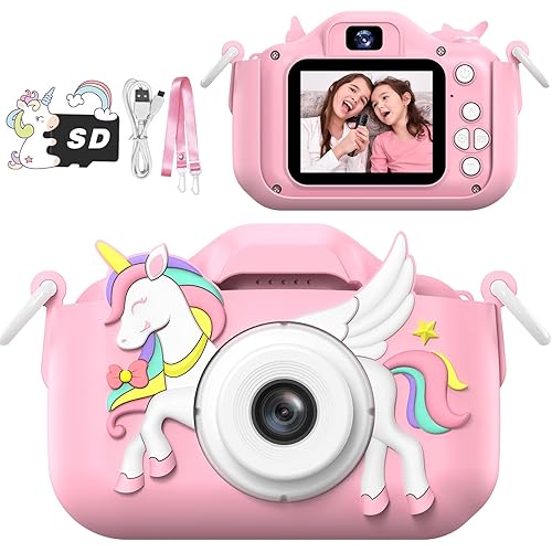 Masterbee Children's Camera Toys for Girls & Boys, 3-12 Years - 1080P HD Video Kids Digital Camera - Perfect for Christmas & Birthday Gifts