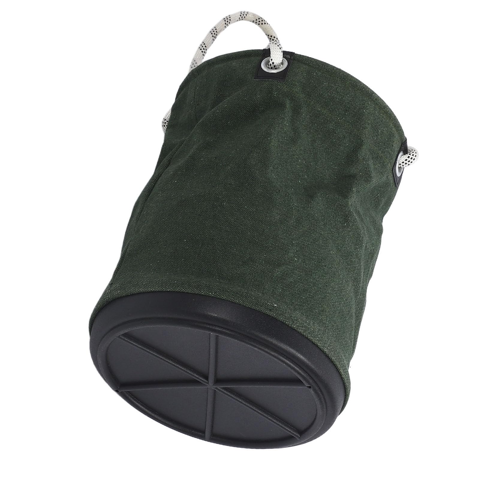 Qcwwy Cubo para Herramientas Multiuso, Material de Lona, ​​capacidad de Carga de 30 Kg, Mini Organizador Portátil para Construcción y Mantenimiento de 15,7 X 11,8 Pulgadas (GREEN)