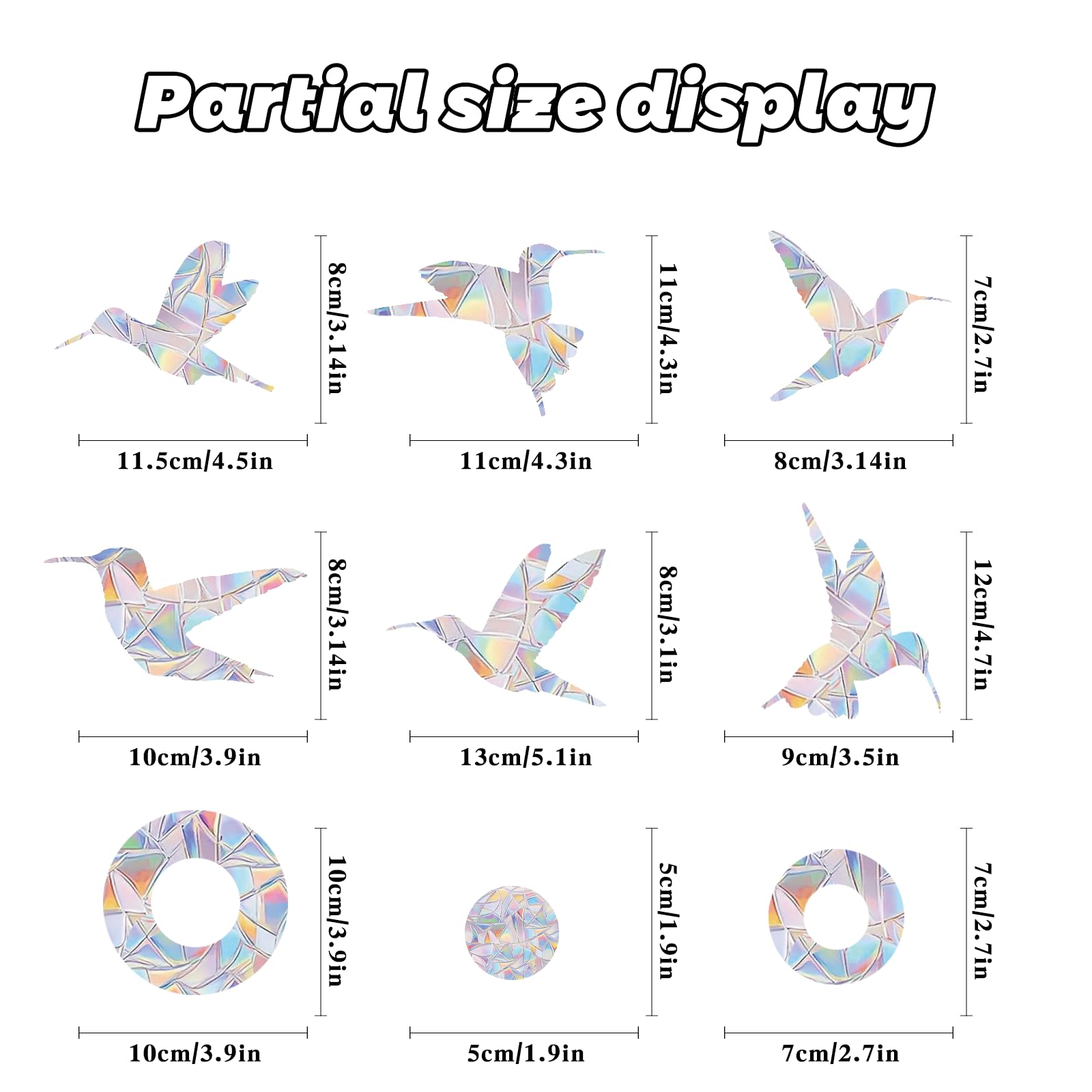 Sprężynowe naklejki okienne